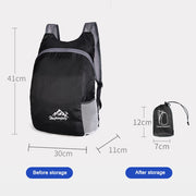 Lightweight Folding Backpack for Men Women Waterproof Foldable