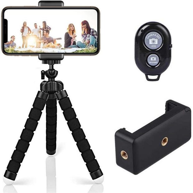 Octopus Tripod 360 Flips Lightweight Camera Tripod For Desk Small Tripod