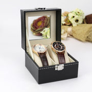 2/3/4/5/6/8/10 Grids PU Leather Watch Box Watch Display Case