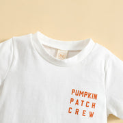 0-4Years Toddler Baby Girl Boy Halloween Shirt Short Sleeve Letter