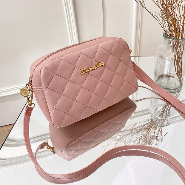 Luxury Tassel Small Messenger Bag For Women Lingge Embroidery Casual