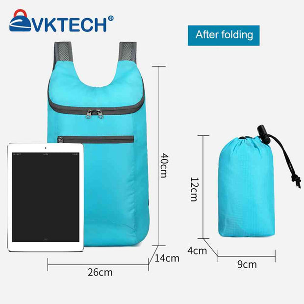 20L Lightweight Packable Backpack Foldable Ultralight Outdoor Folding Backpack