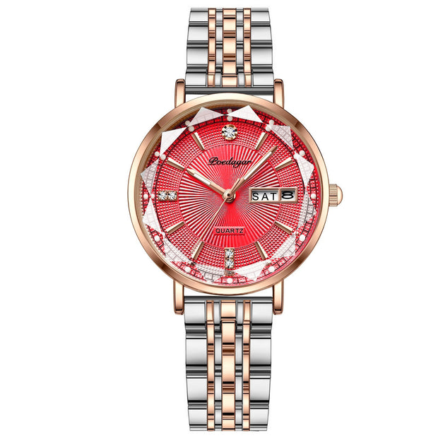 POEDAGAR Women Watch Rose Gold Fashion Quartz Watches