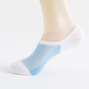 Man Women Slipper Toe Socks Mesh Hollow No Show Socks
