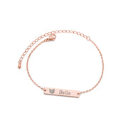 Custom Hand Painted Engraved Pet Photo Bracelets For Women Stainless Steel