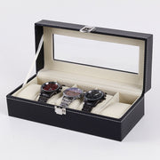 2/3/4/5/6/8/10 Grids PU Leather Watch Box Watch Display Case