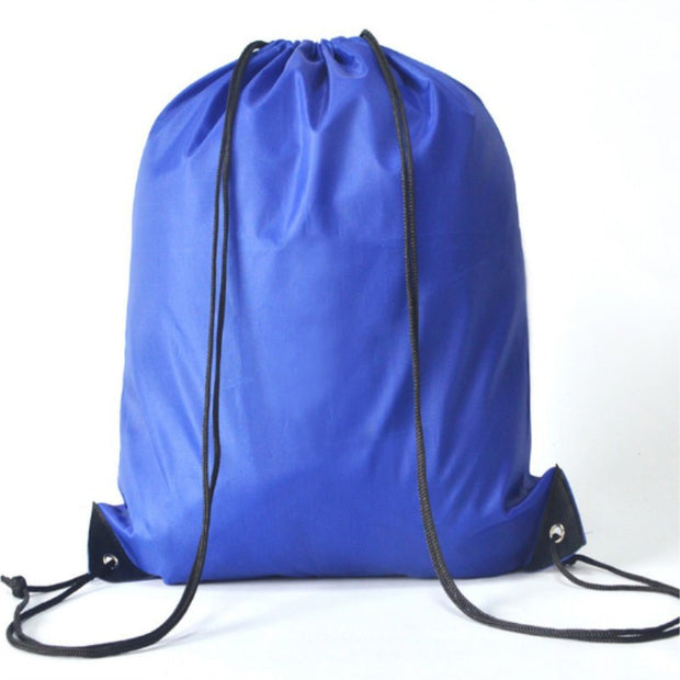 Portable Sports Gym Bag Nylon Drawstring Bags Belt Riding Backpack