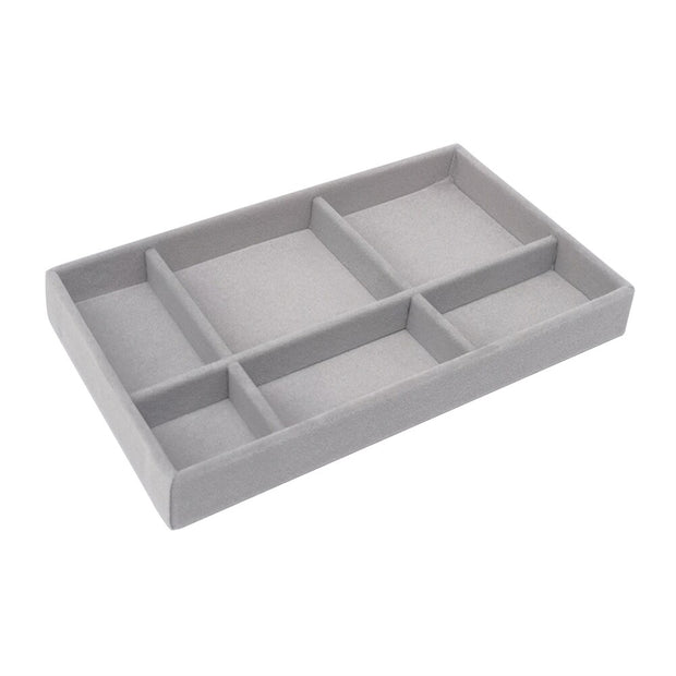 Jewelry Box Fashion Velvet Earrings Necklace Ring Jewelry Organizer Case for drawer
