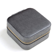 Jewelry Box Organizer Display Velvet Portable Leather Travel Jewelry Case