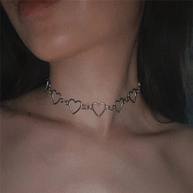 Vintage Necklace on Neck Chain Women&#39;s Jewelry Layered Accessories for Girls