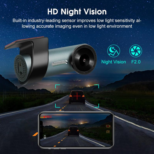 WIFI Dual Car Dash Camera Dash Cam For Car Driving Recorder Auto DVR Dashboard Camera