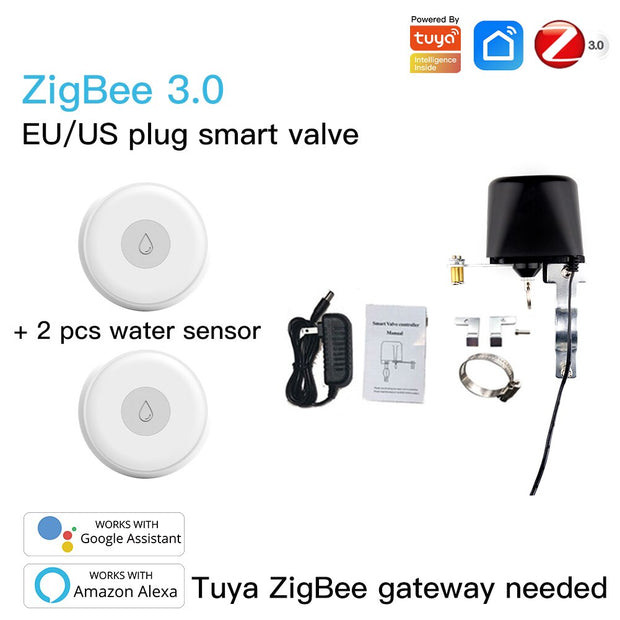 MoesHouse Tuya Zigbee Smart Water Valve WiFi Gas/water Valve Controller