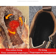 Men Boots Winter Cotton Shoes High-top Fashion Casual Shoes
