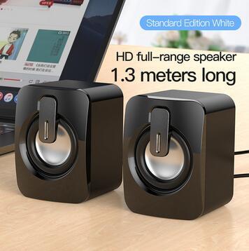 ZK50 Wired Computer Speakers Loudspeaker Bass Subwoofer AUX Audio Home Theater