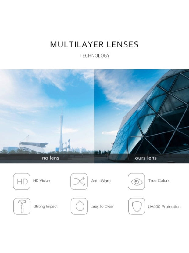Punk Square Sunglasses Men Women Fashion Glasses Brand Designer