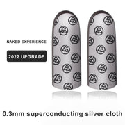1 Pair Mobile Phone Gaming Finger Cover Sweat-Proof Non-slip Fingertip Gloves