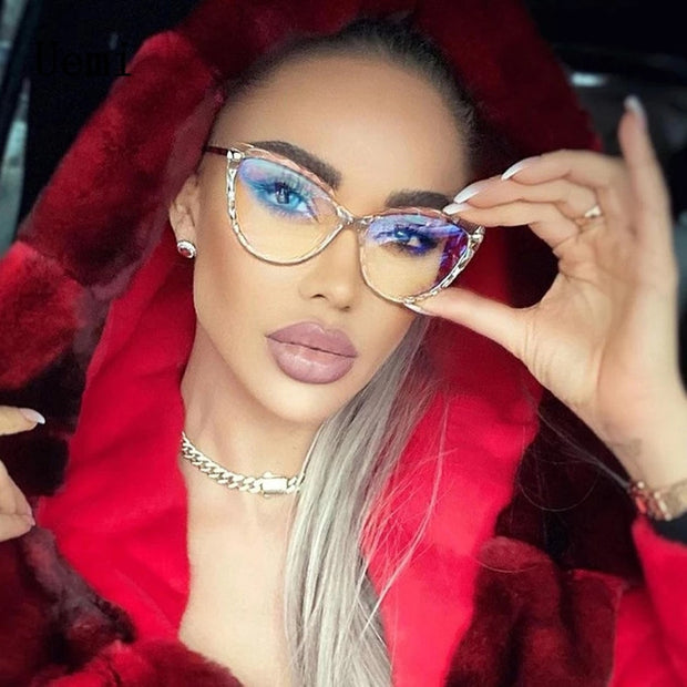 Anti Blue Light Cat Eye Glasses For Women