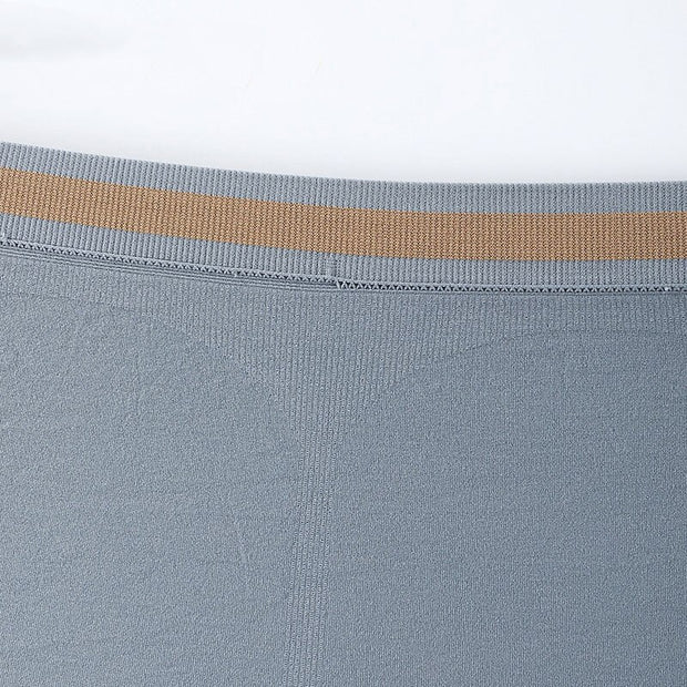Seamless Breathable Mid Waist Traceless High Elastic Male Underpants Nylon
