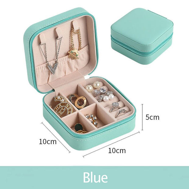 10*10*5cm Jewelry Storage Box Earrings Necklace Ring Jewelry Organizer Display