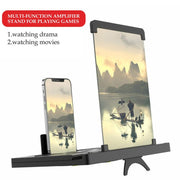 Laptop Desk Stand Computer Stand Holder Portable 3D Phone Screen Magnifier