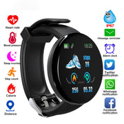 D18S Smart Watch Round Blood Pressure Heart Rate Monitor