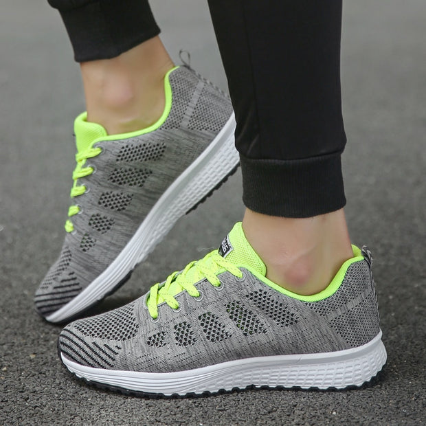 Fashion Woman Tennis Shoes Light Breathable Female Sport Shoes