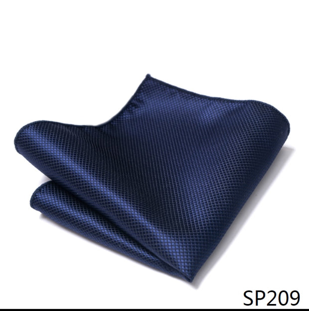 Classic 126 Many Color  Silk Pocket Square Male Brown Polka dot