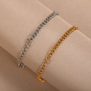 2022 New Classic Stainless Steel Figaro Chain Bracelet For Men High Quality Unisex