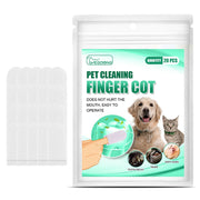 20pcs/set Finger Cot Remove Tartar Non-woven Cleaning Teeth Oral Care