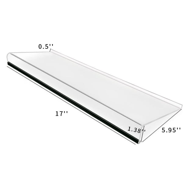 Acrylic Keyboard Rack Transparent Tilted Computer Keyboard Display Holder