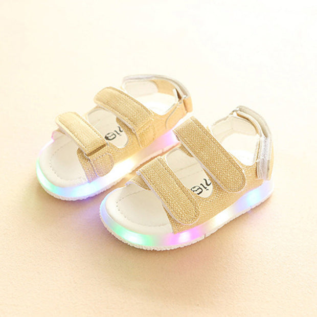 Summer New Toddler Kids Sport Casual Sandals Baby Boys Girls Sandals LED