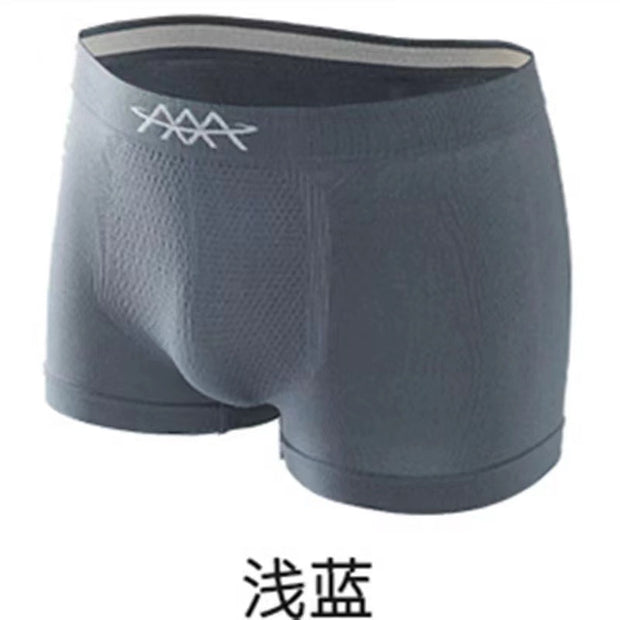 Seamless Breathable Mid Waist Traceless High Elastic Male Underpants Nylon