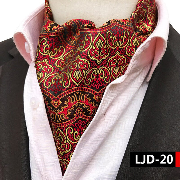 Fashion Men's Necktie Scarf British Vintage Polka Dot Cravat Suit Neck Ties