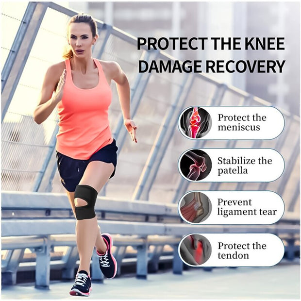 1PCS Compression Knee Brace Support Breathable Adjustable Knee Support