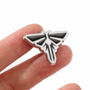 The Last Of Us Brooch Game Logo Black And White Lapel Pin Badge