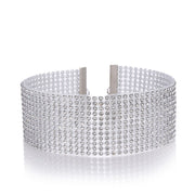 Fashion Crystal Rhinestone Choker Luxury Party Wedding Jewlery Accessories