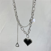 Vintage Necklace on Neck Chain Women&#39;s Jewelry Layered Accessories for Girls