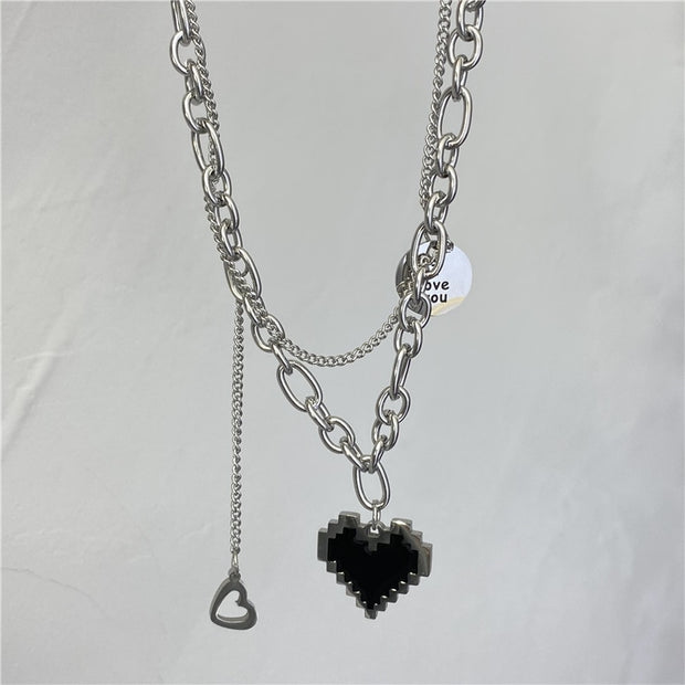 Vintage Necklace on Neck Chain Women&#39;s Jewelry Layered Accessories for Girls