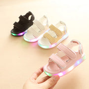 Summer New Toddler Kids Sport Casual Sandals Baby Boys Girls Sandals LED
