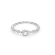 Ring Cubic Zirconia Gold Color Matching Dating Crystal Rings