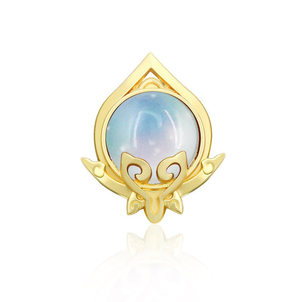 Luminous Pins Brooch Mondstadt Vision Eye of God 7 Elements Badge
