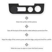 Compatible With IPhone 13/13 Pro/13 Pro Max/13 Mini Front Phone Camera Cover