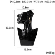 Modern Art Nordic Style Ceramic Earring Face Vase Sculpture Creative