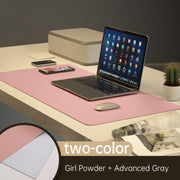 Home Office Large Mouse Pad Gamer Waterproof PU Leather Desk Mat