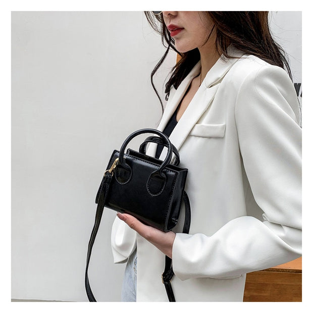 Woman Small Square Bag New Popular Retro Mini Handbag