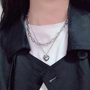 Vintage Necklace on Neck Chain Women&#39;s Jewelry Layered Accessories for Girls