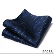 Classic 126 Many Color  Silk Pocket Square Male Brown Polka dot