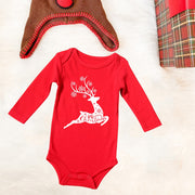 Infant Newborn First Christmas Rompers Baby Boys Girls Cotton