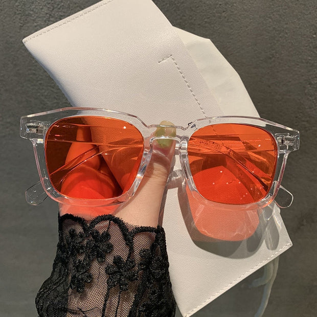 OIMG New Unisex Rectangle Vintage Sunglasses Fashion Design Retro