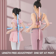 Yoga Hunchback Posture Corrector Adjustable Body Cross Open Back Correction Stick